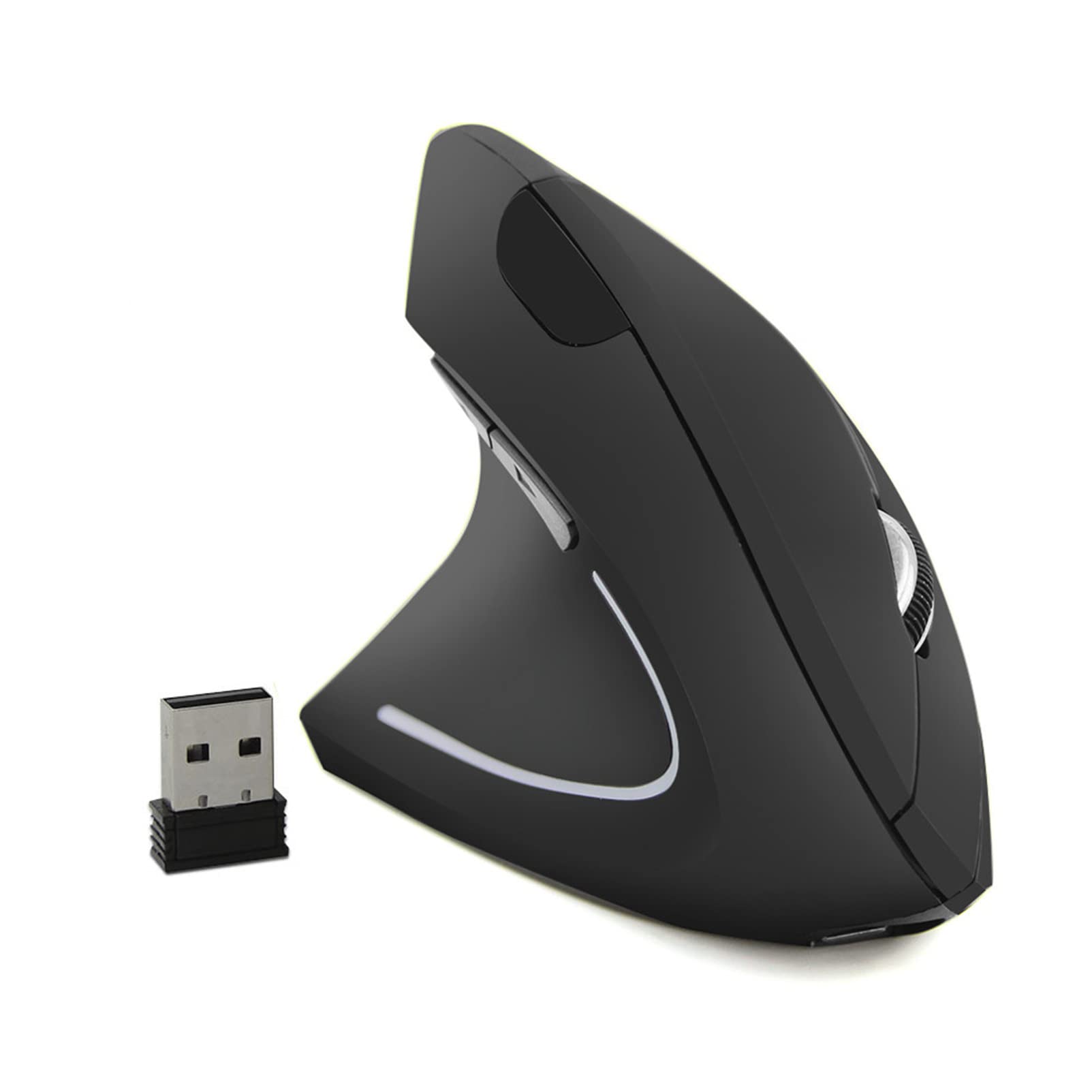 Sunffice rechargeable wireless left-handed ergonomic mouse