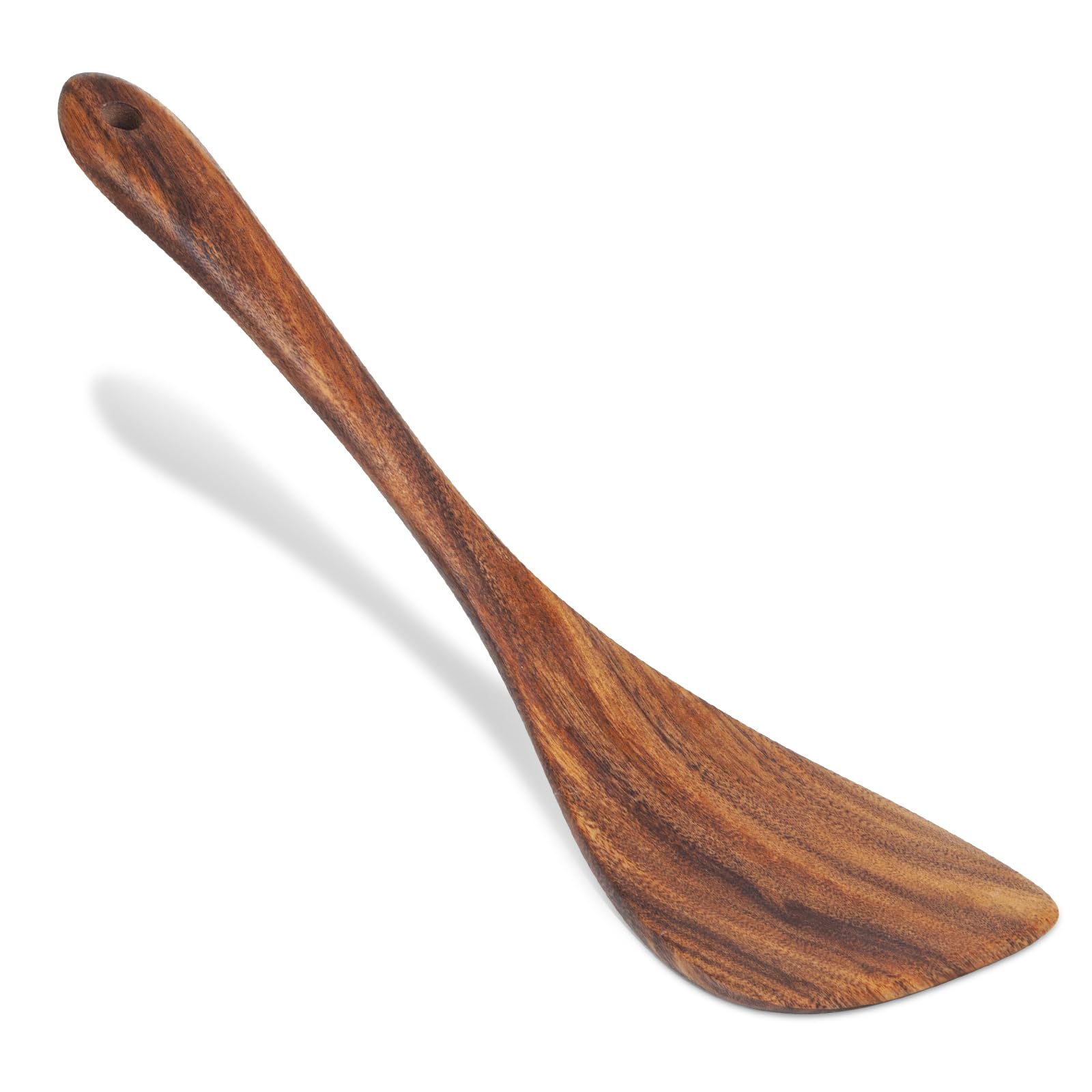 Jilla-hla acacia wood left-handed spatula