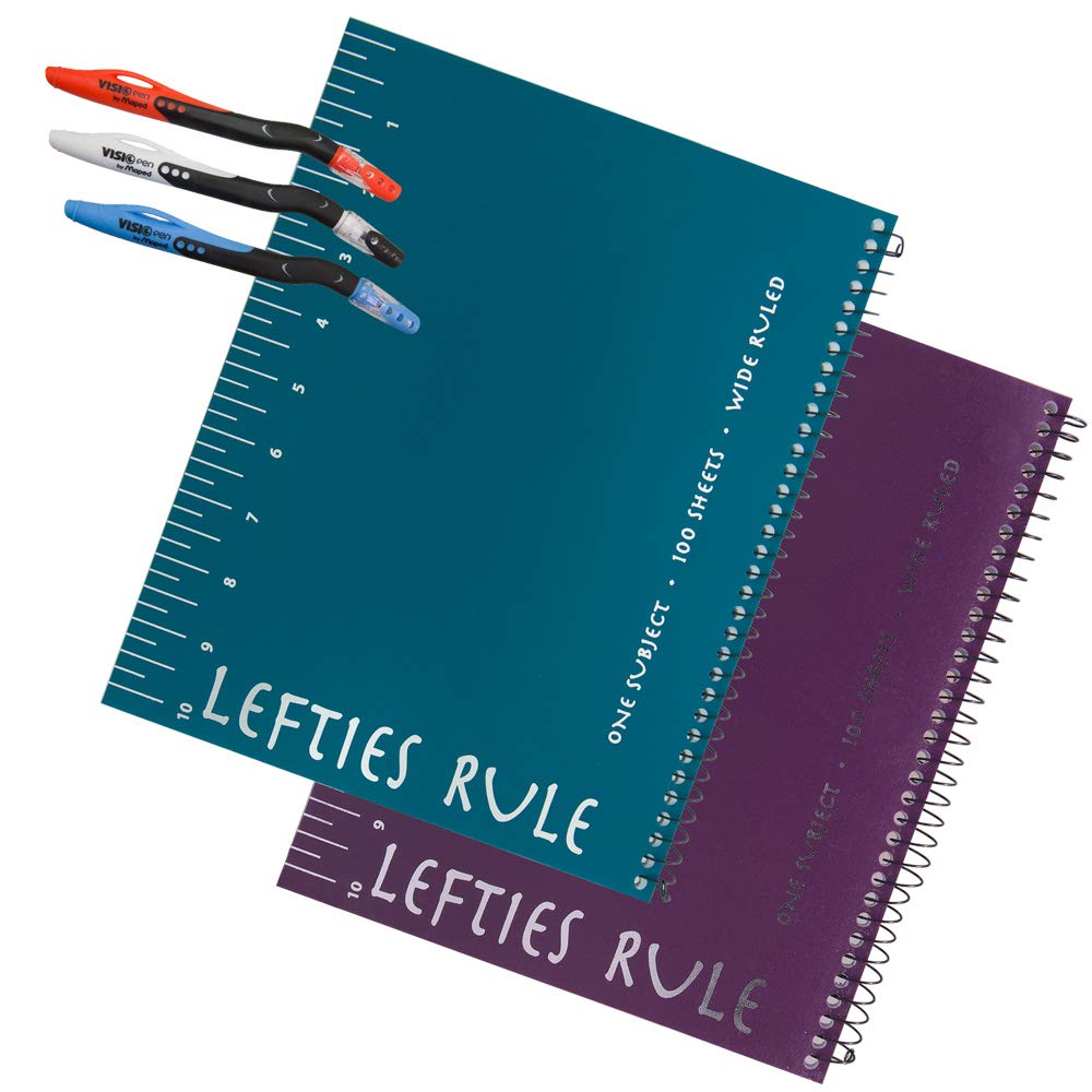 Left-Handed Notebooks and Pens