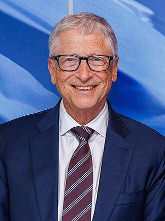 Bill Gates, left-handed Microsoft co-founder