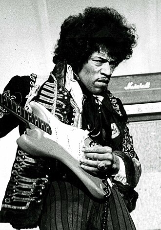 Jimi Hendrix, left-handed guitar legend