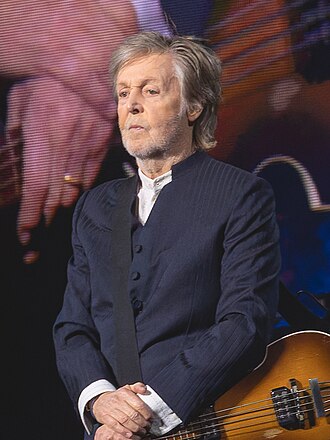 Paul McCartney, left-handed Beatles bassist