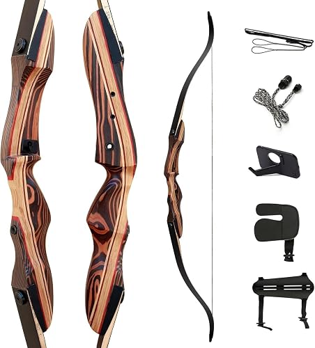 Deerseeker 62-inch Takedown Recurve Bow Set