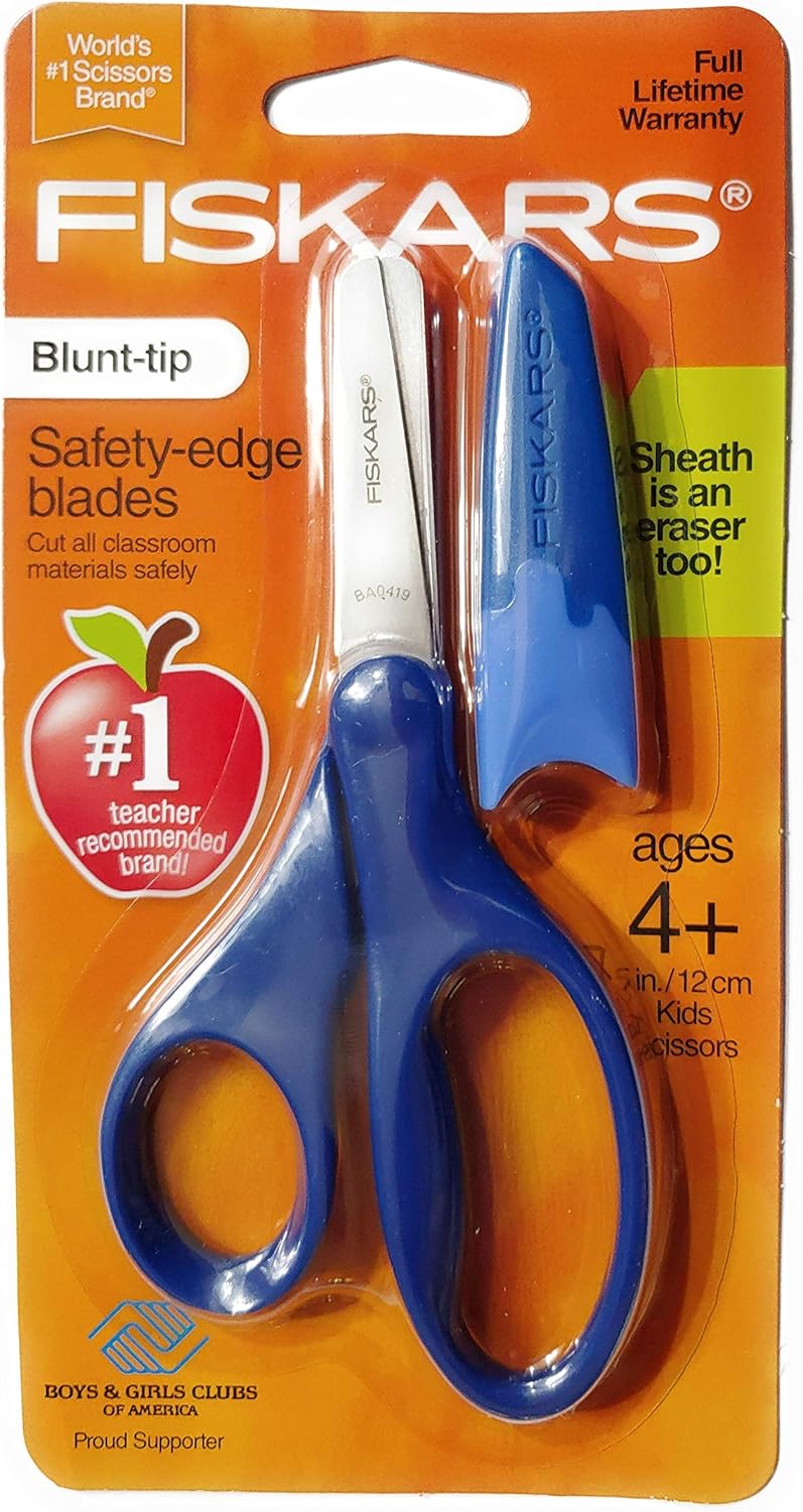 Fiskars left-handed blunt-tip kids scissors