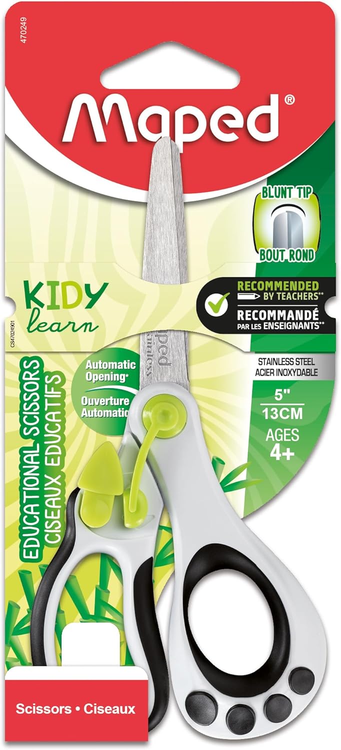 Maped Koopy spring-assisted left-handed kids scissors